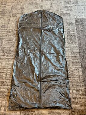 Bergdorf Goodman Black Garment Bag with Zipper